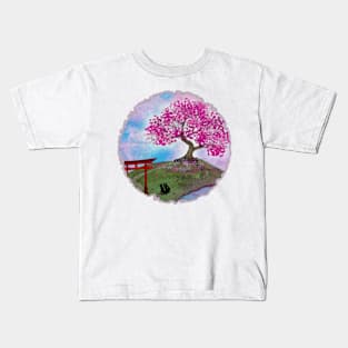 Sakura Tree Kids T-Shirt